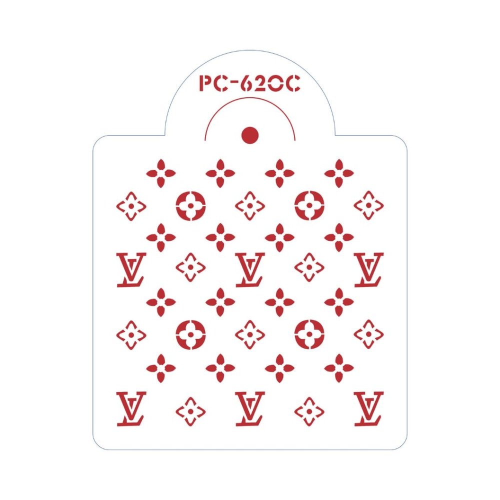 Fashion Monogram Stencil 8" x 8"